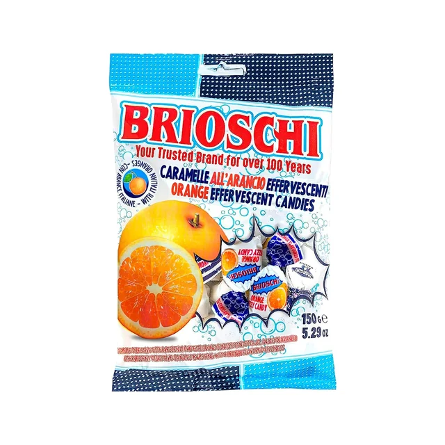 Orange Fizzy Candies — 5.29 oz bag